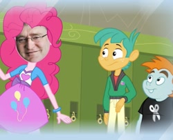 Size: 615x500 | Tagged: safe, edit, edited screencap, screencap, pinkie pie, snails, snips, equestria girls, equestria girls (movie), /mlp/, cropped, gabe newell, meme