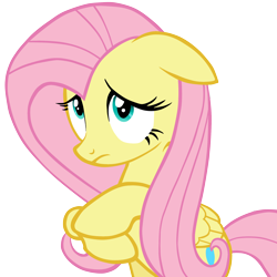 Size: 2000x2000 | Tagged: safe, artist:ogniva, fluttershy, pegasus, pony, magical mystery cure, simple background, solo, swapped cutie marks, transparent background, vector