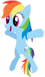 Size: 1884x3216 | Tagged: safe, artist:reconprobe, derpibooru import, rainbow dash, pegasus, pony, female, mare, simple background, solo