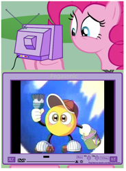 Size: 2104x2856 | Tagged: safe, pinkie pie, earth pony, pony, exploitable meme, kirby, kirby right back at ya, meme, obligatory pony, paint roller, tv meme