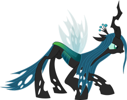 Size: 4000x3159 | Tagged: safe, artist:dashiesparkle, queen chrysalis, changeling, changeling queen, .svg available, high res, simple background, solo, transparent background, vector