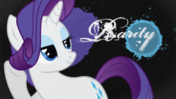 Size: 1920x1080 | Tagged: safe, artist:chadbeats, artist:theponymuseum, rarity, pony, unicorn, solo, vector, wallpaper