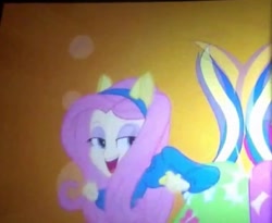 Size: 678x555 | Tagged: safe, screencap, fluttershy, equestria girls, equestria girls (movie), butt bump, butt to butt, butt touch, faic