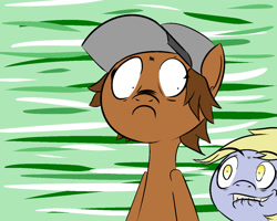 Size: 1280x1024 | Tagged: safe, artist:elmundodeultra, derpy hooves, oc, pegasus, pony, female, mare, rapeface