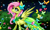 Size: 854x512 | Tagged: safe, artist:silvercommando, fluttershy, butterfly, pegasus, pony, clothes, dress, gala dress, solo