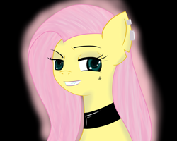 Size: 5000x4000 | Tagged: safe, artist:lordzid, fluttershy, pegasus, pony, earring, female, mare, solo