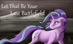 Size: 3300x2000 | Tagged: safe, artist:will-owl-the-wisp, starlight glimmer, pony, unicorn, cover, fanfic, fanfic art, fanfic cover, solo, story included, wasteland