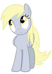 Size: 595x842 | Tagged: safe, artist:baumkuchenpony, derpy hooves, pegasus, pony, confused, female, mare, simple background, solo, svg, transparent background, vector