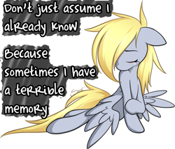 Size: 701x601 | Tagged: safe, artist:redrovershideaway, edit, derpy hooves, crying, friendship is still magic, heartwarming, solo, text