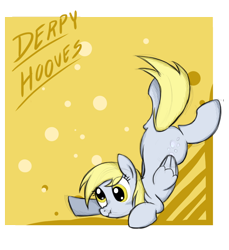 Size: 1100x1200 | Tagged: safe, artist:natsu714, derpy hooves, pegasus, pony, cute, derpabetes, female, mare, scrunchy face, solo