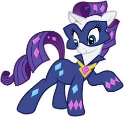 Size: 6000x5663 | Tagged: safe, artist:masem, radiance, rarity, pony, unicorn, power ponies (episode), season 4, absurd resolution, power ponies, simple background, solo, superhero, transparent background, vector