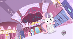 Size: 1919x1045 | Tagged: safe, rarity, sweetie belle, pony, unicorn, princess twilight sparkle (episode), dumb fabric, everfree magic