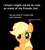 Size: 806x898 | Tagged: safe, artist:teiptr, applejack, earth pony, pony, blushing, bronybait, lip bite, text