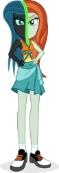 Size: 661x1917 | Tagged: safe, artist:punzil504, crackle cosette, queen chrysalis, human, equestria girls, clothes, disguised changeling, dress, equestria girls-ified, female, simple background, solo, transparent background