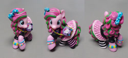 Size: 900x409 | Tagged: safe, artist:seworig, pinkie pie, blind bag, clothes, custom, figure, irl, photo, solo, toy