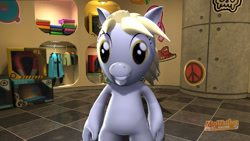 Size: 1024x576 | Tagged: safe, derpy hooves, pegasus, pony, 3d, female, mare, modnation racers, solo, underp