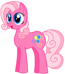 Size: 556x632 | Tagged: safe, artist:itoruna-the-platypus, pinkie pie, earth pony, pony, g3, g3 to g4, generation leap, solo