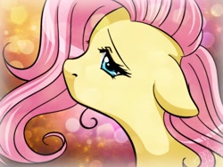 Size: 1024x768 | Tagged: safe, artist:princesssilverglow, fluttershy, pegasus, pony, female, mare, pink mane, solo, yellow coat