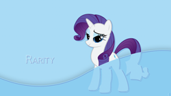 Size: 1920x1080 | Tagged: safe, artist:omniscient-duck, artist:sairoch, rarity, pony, unicorn, solo, vector, wallpaper