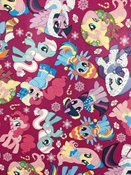 Size: 509x679 | Tagged: safe, derpibooru import, fluttershy, minty, pinkie pie, rainbow dash, rarity, twilight sparkle, twilight sparkle (alicorn), alicorn, earth pony, pegasus, pony, unicorn, christmas, holiday