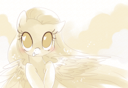 Size: 650x450 | Tagged: dead source, safe, artist:loyaldis, fluttershy, pegasus, pony, female, heart eyes, solo, wingding eyes