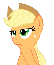 Size: 400x484 | Tagged: safe, artist:the-easterbunny, applejack, earth pony, pony, solo