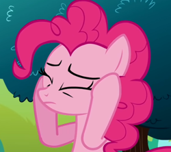 Size: 642x569 | Tagged: safe, pinkie pie, earth pony, pony, female, mare, pink coat, pink mane, solo