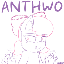 Size: 800x800 | Tagged: safe, artist:lamia, oc, oc only, oc:phinora, anthro, fluffy pony, anthro fluffy, anthro oc, solo