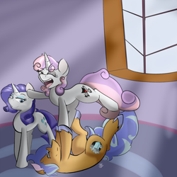 Size: 2000x2000 | Tagged: safe, artist:coldstorm, rarity, sweetie belle, oc, oc:coldstorm, pony, unicorn, older