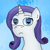 Size: 400x403 | Tagged: safe, artist:mima-san, rarity, pony, unicorn, female, horn, mare, solo, white coat