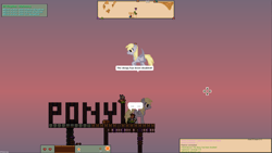 Size: 1600x901 | Tagged: safe, derpy hooves, pegasus, pony, female, king arthur's gold, mare, mod