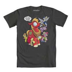 Size: 1000x1000 | Tagged: safe, apple bloom, big macintosh, derpy hooves, pinkie pie, screwball, sweetcream scoops, earth pony, pony, clothes, leg hug, mailmare, male, official, shirt, stallion, welovefine