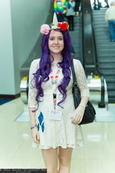 Size: 1365x2048 | Tagged: artist needed, safe, rarity, human, cosplay, floral head wreath, irl, irl human, photo, rose city comic con, rose city comic con 2013