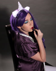 Size: 2784x3512 | Tagged: safe, artist:lochlan o'neil, rarity, human, cosplay, irl, irl human, lipstick, photo, solo