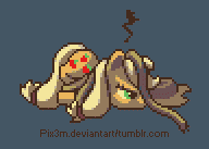 Size: 192x137 | Tagged: safe, artist:pix3m, applejack, earth pony, pony, 30 minute art challenge, bondage, pixel art, rope, sprite