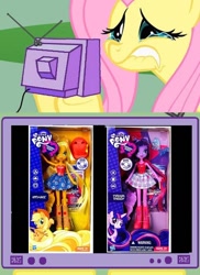 Size: 498x684 | Tagged: dead source, safe, artist:jax5485, fluttershy, equestria girls, equestria girls drama, exploitable meme, fluttercry, meme, obligatory pony, tv meme