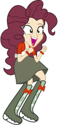 Size: 1664x3496 | Tagged: safe, normal norman, pinkie pie, equestria girls, /mlp/, background human, palette swap, solo