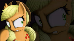 Size: 9600x5400 | Tagged: safe, artist:locolimo, applejack, earth pony, pony, absurd resolution, female, mare, wallpaper