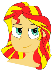 Size: 1246x1646 | Tagged: safe, sunset shimmer, equestria girls, 1000 hours in ms paint, ms paint, ms-paint, solo