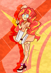 Size: 1120x1600 | Tagged: safe, artist:ben237, sunset shimmer, equestria girls, nurse, solo