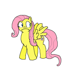 Size: 869x847 | Tagged: safe, artist:sylis1232, fluttershy, pegasus, pony, female, mare, simple background, solo