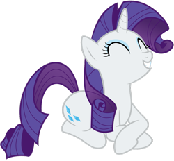 Size: 927x862 | Tagged: safe, artist:missbeigepony, rarity, pony, unicorn, .svg available, happy, solo, vector