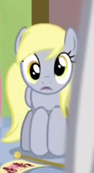 Size: 170x310 | Tagged: safe, screencap, derpy hooves, pegasus, pony, rainbow falls, female, mare, solo