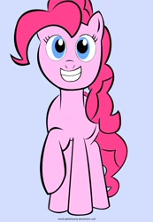 Size: 2000x2898 | Tagged: safe, artist:starbrightdrawing, pinkie pie, earth pony, pony, simple background, solo, starbrightdrawing