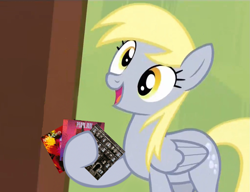 Size: 1019x781 | Tagged: safe, derpy hooves, pegasus, pony, rainbow falls, album, alice in chains, derpy's flag, facelift, female, forced meme, led zeppelin, mare, meme, pearl jam, record, solo