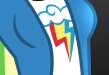 Size: 109x75 | Tagged: safe, derpibooru import, screencap, rainbow dash, equestria girls, rainbow rocks, breasts, cropped, female, picture for breezies, solo