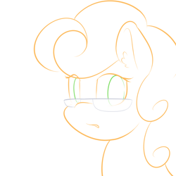 Size: 1000x1000 | Tagged: safe, artist:lamia, carrot top, golden harvest, earth pony, pony, female, glasses, mare, solo