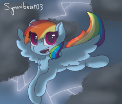 Size: 2600x2200 | Tagged: safe, artist:synnibear03, derpibooru import, rainbow dash, pegasus, pony, chest fluff, female, heart eyes, mare, open mouth, shoulder fluff, solo, wingding eyes