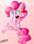 Size: 1609x2084 | Tagged: safe, artist:irunekagi, pinkie pie, earth pony, pony, cherry, female, mare, pink coat, pink mane, solo