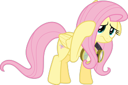 Size: 7546x5000 | Tagged: safe, artist:vladimirmacholzraum, fluttershy, pegasus, pony, absurd resolution, goggles, simple background, solo, transparent background, vector